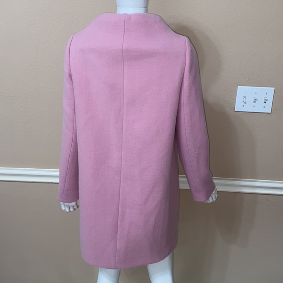 Kate Spade "Forever" Pea Coat  Etta Pink Wool with Vintage Bow Design - Picture 4 of 15